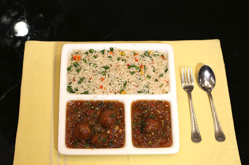 Manchurian Fried-rice